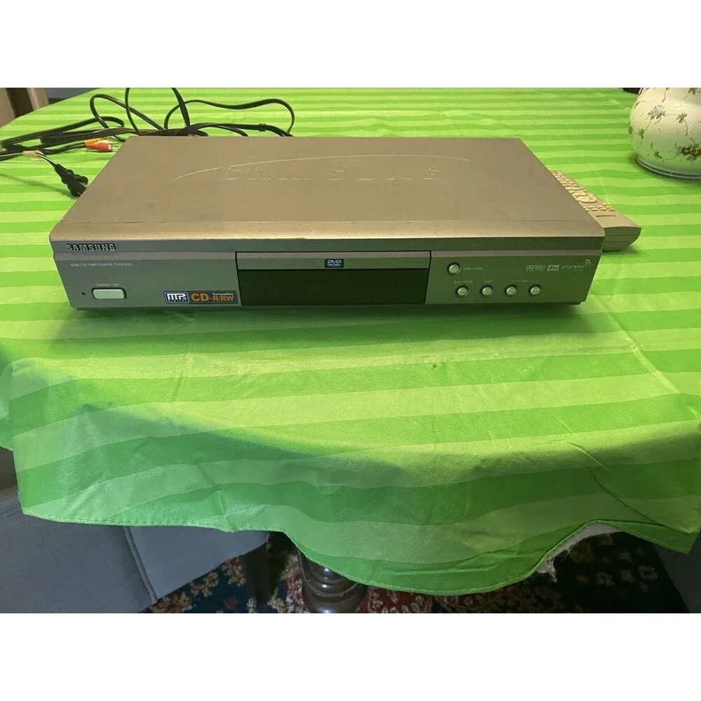SAMSUNG DVD/CD/MP3 Player DVD-5222 TESTED With Remote